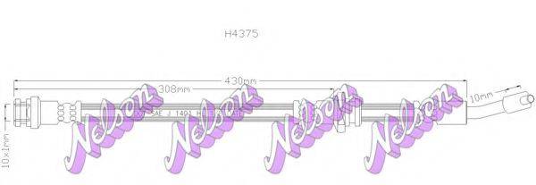 BROVEX-NELSON H4375 Гальмівний шланг