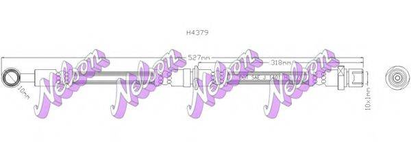BROVEX-NELSON H4379 Тормозной шланг