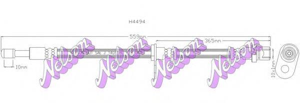 BROVEX-NELSON H4494 Тормозной шланг