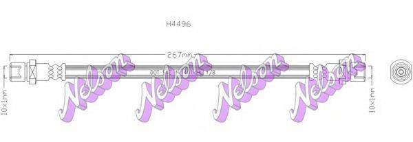 BROVEX-NELSON H4496 Тормозной шланг