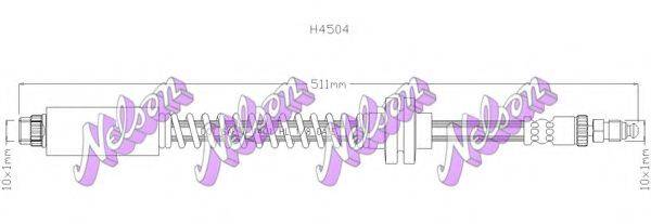 BROVEX-NELSON H4504 Тормозной шланг
