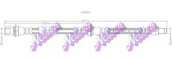 Гальмівний шланг BROVEX-NELSON H4514