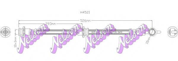 BROVEX-NELSON H4521 Гальмівний шланг