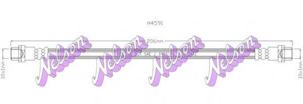 BROVEX-NELSON H4591 Тормозной шланг