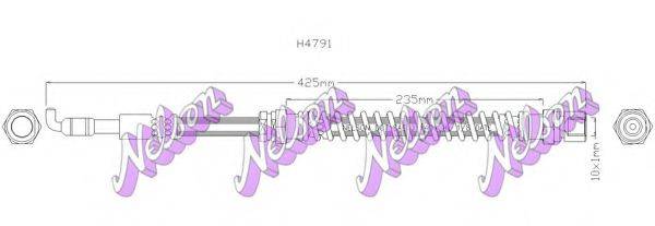 Гальмівний шланг BROVEX-NELSON H4791