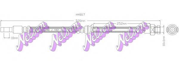 Тормозной шланг BROVEX-NELSON H4817