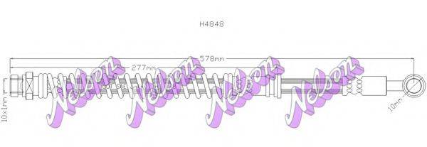Гальмівний шланг BROVEX-NELSON H4848