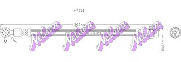 BROVEX-NELSON H4861 Гальмівний шланг