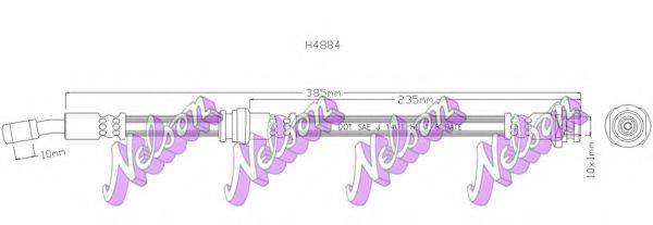 BROVEX-NELSON H4884 Тормозной шланг