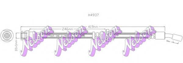 Тормозной шланг BROVEX-NELSON H4937