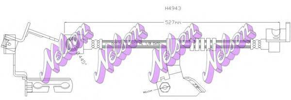 BROVEX-NELSON H4943 Тормозной шланг