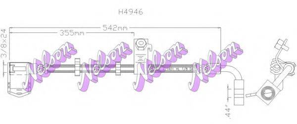Гальмівний шланг BROVEX-NELSON H4946