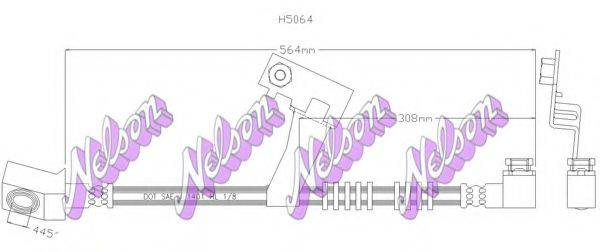 Гальмівний шланг BROVEX-NELSON H5064