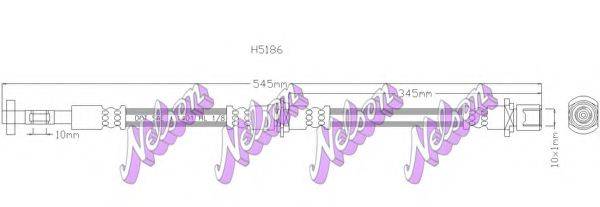 Тормозной шланг BROVEX-NELSON H5186