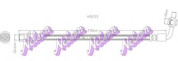 Тормозной шланг BROVEX-NELSON H5233