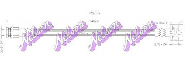 BROVEX-NELSON H5235 Тормозной шланг