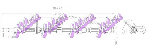 BROVEX-NELSON H5237 Тормозной шланг