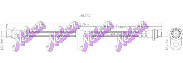 BROVEX-NELSON H5287 Тормозной шланг