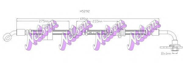 BROVEX-NELSON H5292 Тормозной шланг