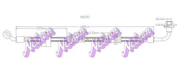Гальмівний шланг BROVEX-NELSON H5293