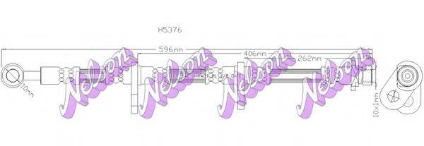 BROVEX-NELSON H5376 Тормозной шланг