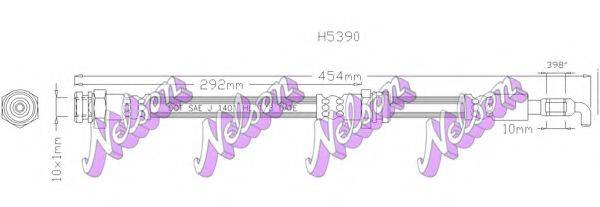 BROVEX-NELSON H5390 Тормозной шланг