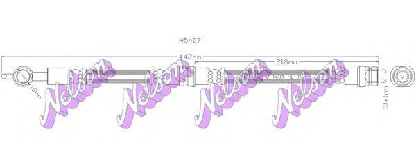 Гальмівний шланг BROVEX-NELSON H5407