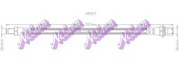 Тормозной шланг BROVEX-NELSON H5417