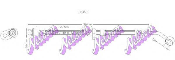 Тормозной шланг BROVEX-NELSON H5463