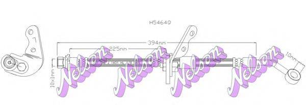 Тормозной шланг BROVEX-NELSON H5464Q