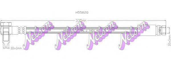 BROVEX-NELSON H5582Q Гальмівний шланг