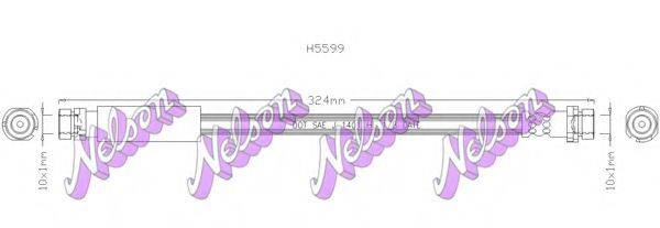 Гальмівний шланг BROVEX-NELSON H5599