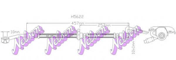 BROVEX-NELSON H5622 Тормозной шланг