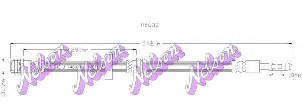 Гальмівний шланг BROVEX-NELSON H5638