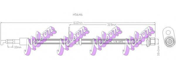 Тормозной шланг BROVEX-NELSON H5646
