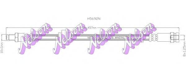 BROVEX-NELSON H5692N Тормозной шланг