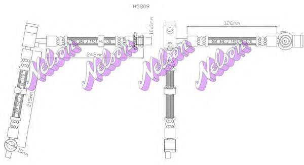 Гальмівний шланг BROVEX-NELSON H5809