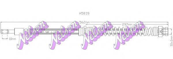 BROVEX-NELSON H5839 Тормозной шланг