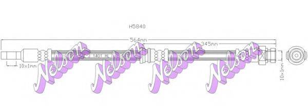 Гальмівний шланг BROVEX-NELSON H5840