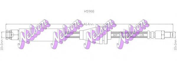 BROVEX-NELSON H5908 Тормозной шланг