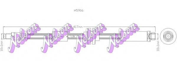 BROVEX-NELSON H5916 Тормозной шланг