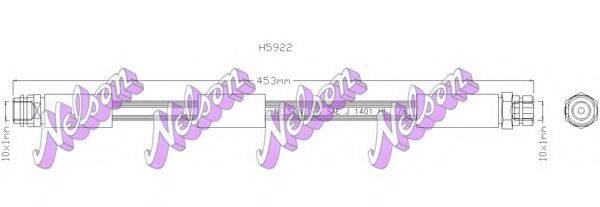 BROVEX-NELSON H5922 Тормозной шланг