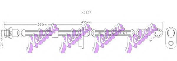 Гальмівний шланг BROVEX-NELSON H5957