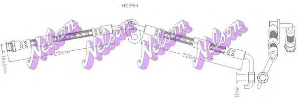 BROVEX-NELSON H5994 Тормозной шланг