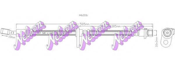 BROVEX-NELSON H6016 Тормозной шланг