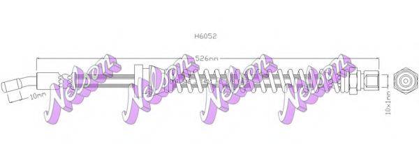 BROVEX-NELSON H6052 Гальмівний шланг