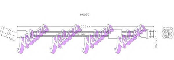 BROVEX-NELSON H6053 Тормозной шланг