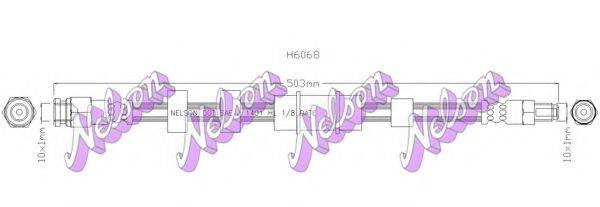 BROVEX-NELSON H6068 Тормозной шланг