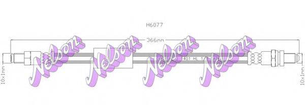 Гальмівний шланг BROVEX-NELSON H6077