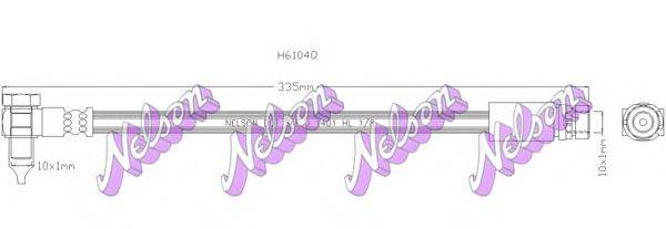 Гальмівний шланг BROVEX-NELSON H6104Q